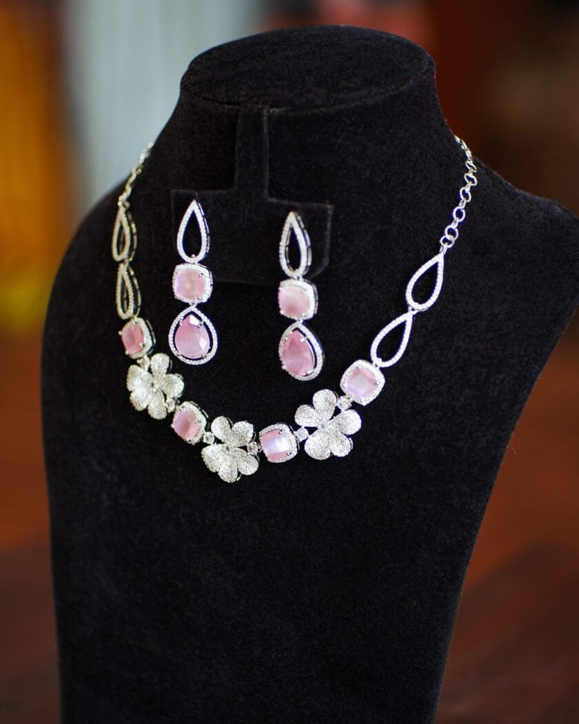 Silver plated jewellery necklace - GEJS008