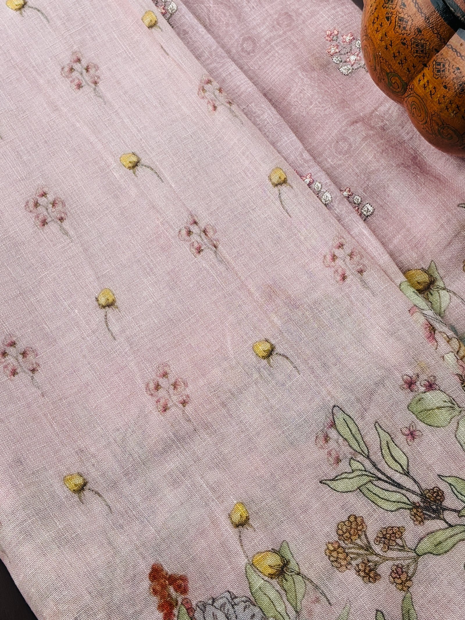 Linen Saree - Image 2