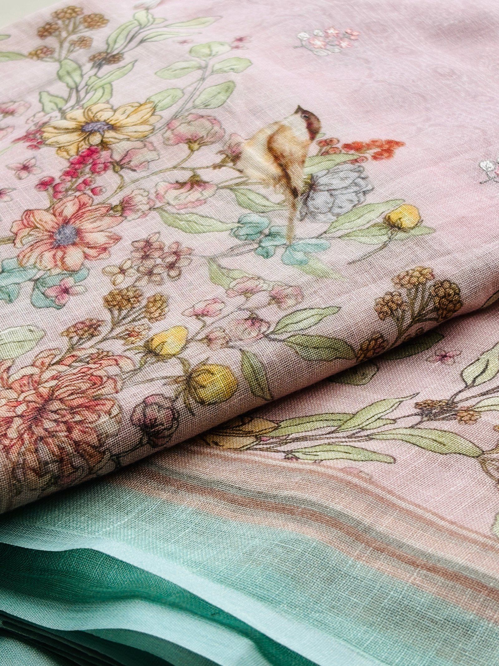 Linen Saree - Image 4