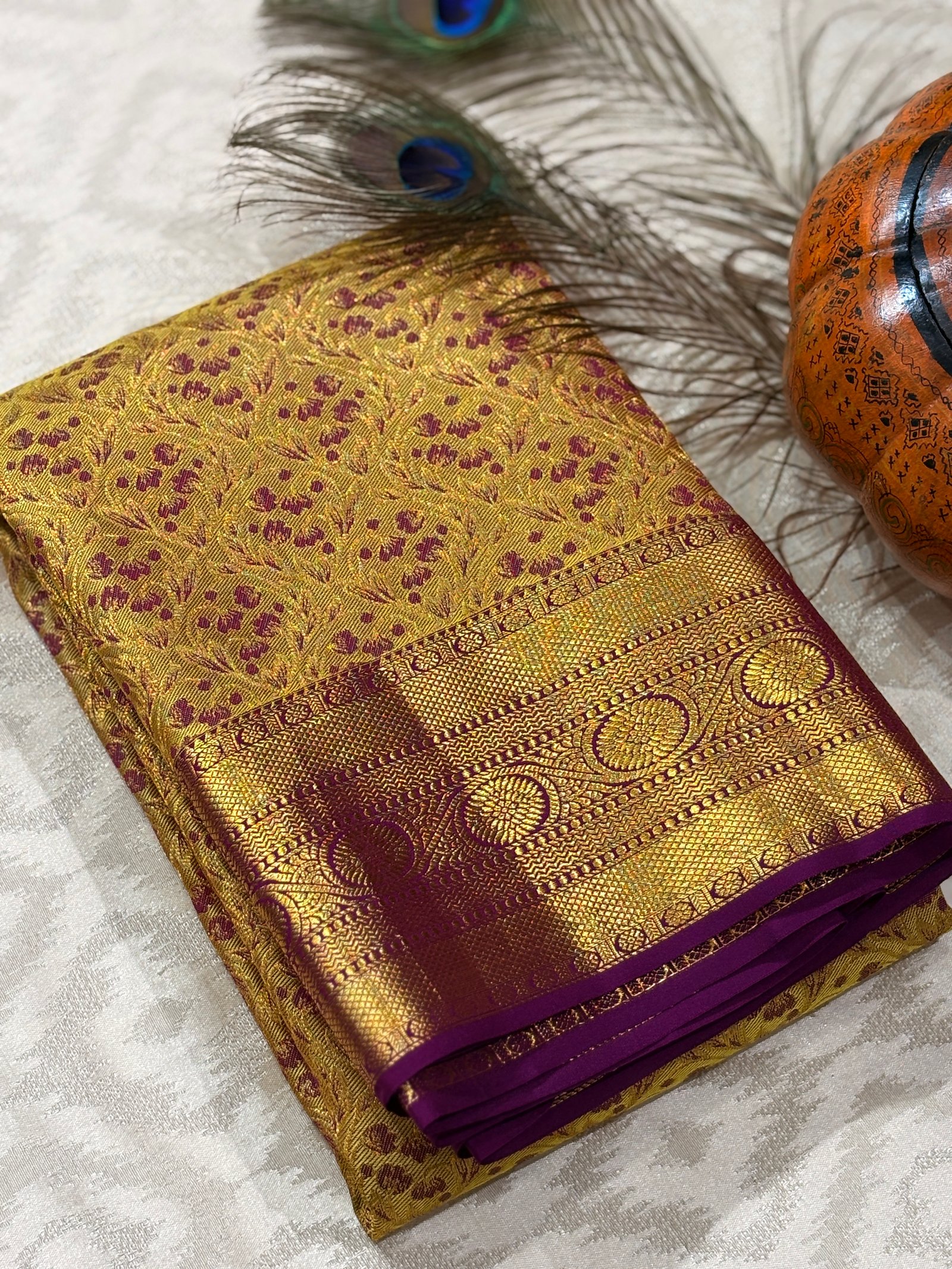 Designer Banarasi Kanchipuram - Image 9